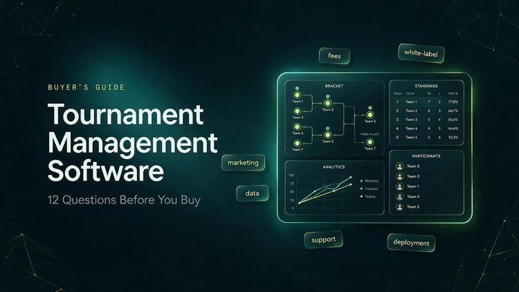 برنامج إدارة البطولات: 12 سؤالاً قبل الشراء